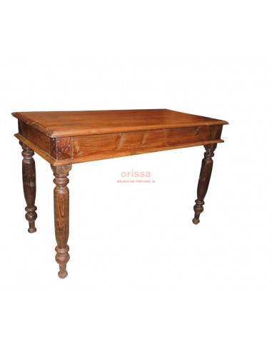 Tavolo legno di teak coloniale inglese