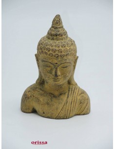 Statua Testa Buddha pietra H 20