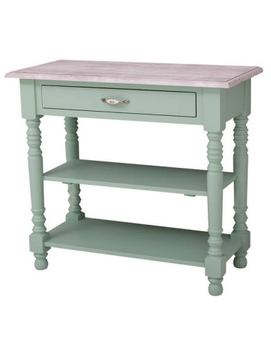 Consolle shabby con cassetto